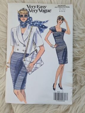 Vogue Vintage Very Easy Jacket & Dress Sewing Pattern 8002
